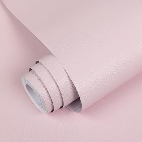 Light Pink Peel and Stick Wallpaper Self-Adhesive Contact Paper Not Torn by Abyssaly