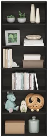 Furinno Jaya Simply Home Free Standing 6-Tier Open Storage Bookcase - Image 6