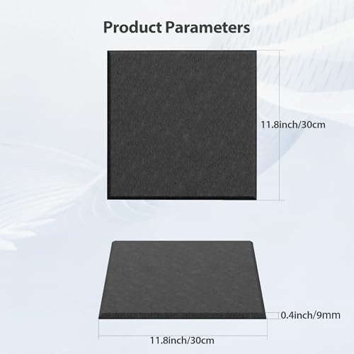 12 Pack Square Acoustic Panels Self Adhesive Sound Proof Foam - Image 6