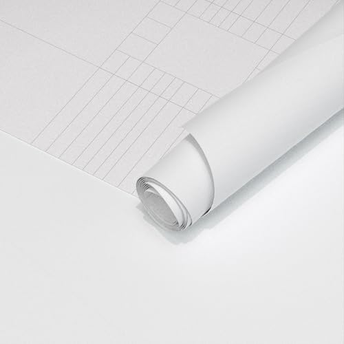 Yancorp 24"x120" Matte White Contact Papaer Peel and Stick Wallpaper Vinyl Wrap - Image 6