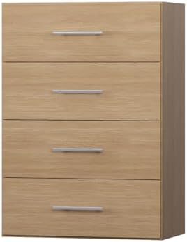 ROOMTEC 31.5" 4 Drawer Short Tower Closet Unit, Modular Closet System by ROOMTEC