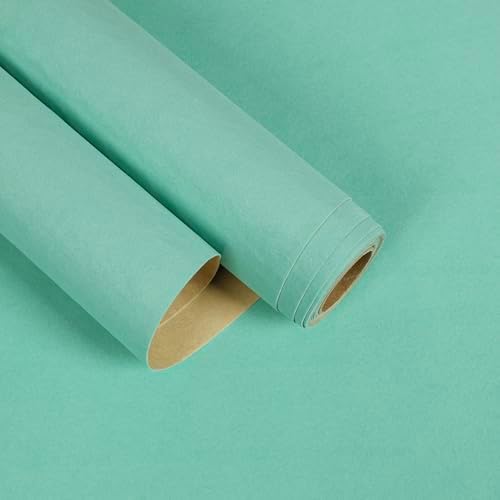 15.7"x160" Mint Green Velvet Wallpaper Peel and Stick Velvet Drawer Liners by EaseStick
