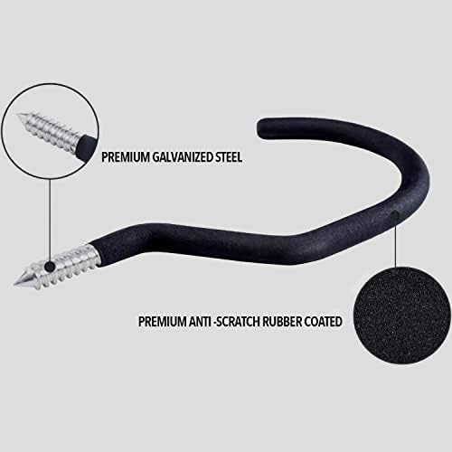 SMARTOLOGY Extra-Large Bike Hook, Bicycle Storage Hanger, Rubber Coated Heavy - Image 3