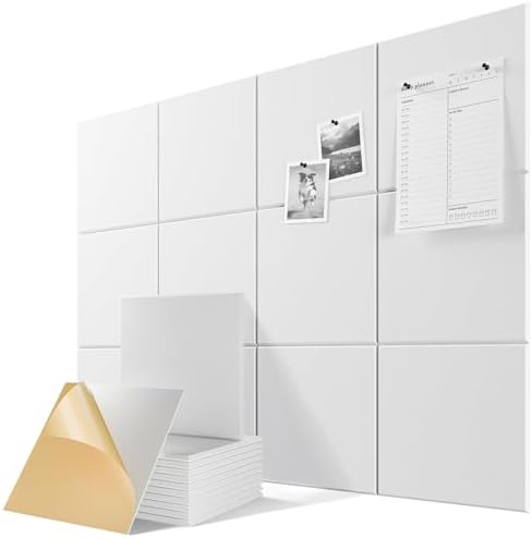 6 Pack Self-Adhesive Sound Proof Foam Panels by Lebenforce
