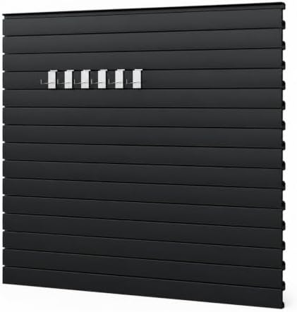 4x4 ft Slatwall Panel, Slatwall Panel Wall Storage Systems by Noliven