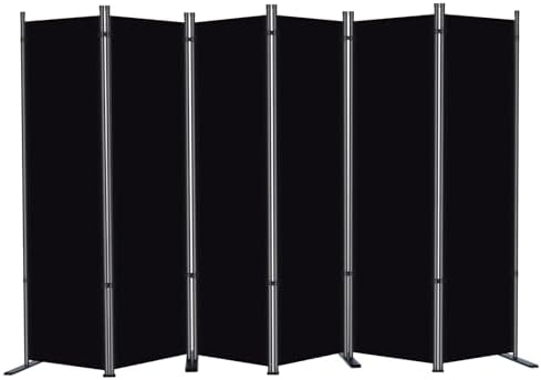 RANTILA 6 Panel Room Divider, 6 FT Folding Privacy Screen by RANTILA