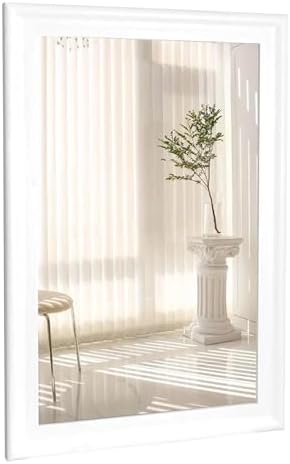 CULER White Wall Mirror for Bathroom, Rectangle 20 x 30 inch Vanity Mirrors by Culer