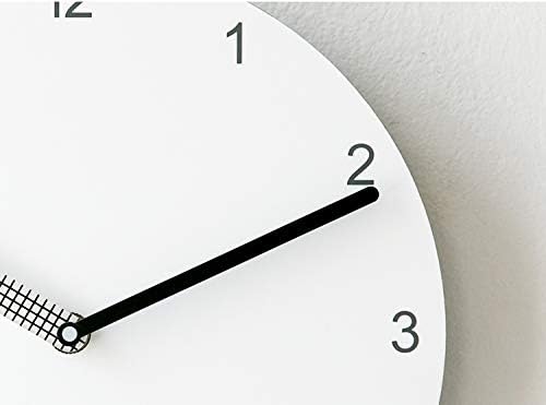 Stephanie Imports Modern Minimalist White & Black Wall Clock - Image 3