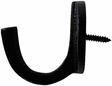 Renovators Supply Manufacturing RSF Single Coat Hook, Wrought Iron Black Powder - Image 5