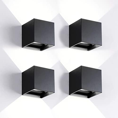 Mille Lucciole 4 Pack Outdoor Wall Lights Exterior/Interior LED Wall Sconces by MilleLucciole