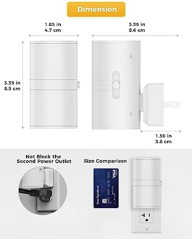 L LOHAS LED Night Light Plug in, Night Lights Plug into Wall, Soft White - Image 4