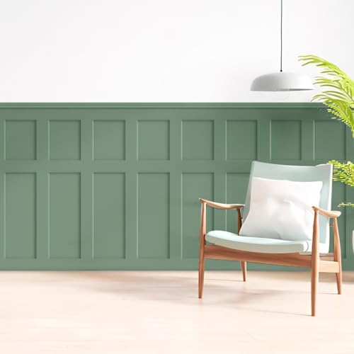 LONGKING Premade Board and Batten Wainscoting Kit, MDF Paintable Accent Wall - Image 5