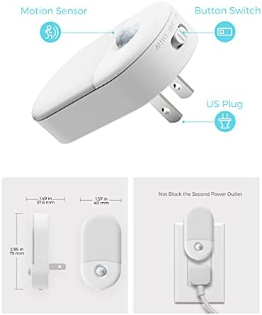 L LOHAS LED Motion Sensor Night Light, Bright Night Lights Plug into Wall - Image 4
