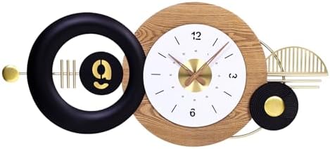 38x17 Inch Modern Silent Battery Powered Wall Clock - Image 7