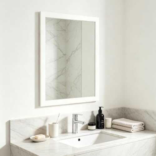 Bathroom Mirror for Over Sink 28x20 Inch Rectangular Wall Mirror - Image 3