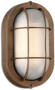 WISBEAM LED Bulkhead Light Bronze, Outdoor LED Wall Light by WISBEAM