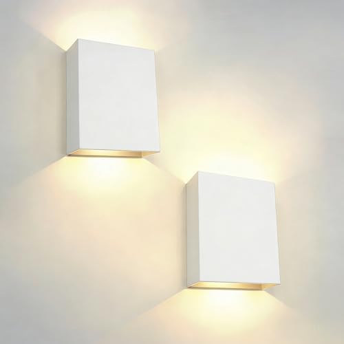 KICAAO LED Wall Sconces Set of Two, 12W Wall Light by KICAAO