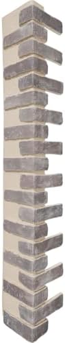 Outside Corner for EverStone Faux Classic Aged Brick Siding Panels, 8 1/2"W x by EkenaMillwork