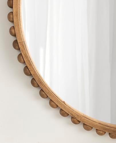 Kate and Laurel Beadbrook Round Wall Mirror - Image 6