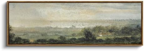 InSimSea Extra Large Framed Wall Art, Wild Field Sky Prints by InSimSeaArt
