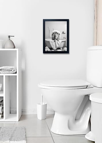 Black and White Lion Canvas Wall Art Bathroom Pictures Paintings - Image 7