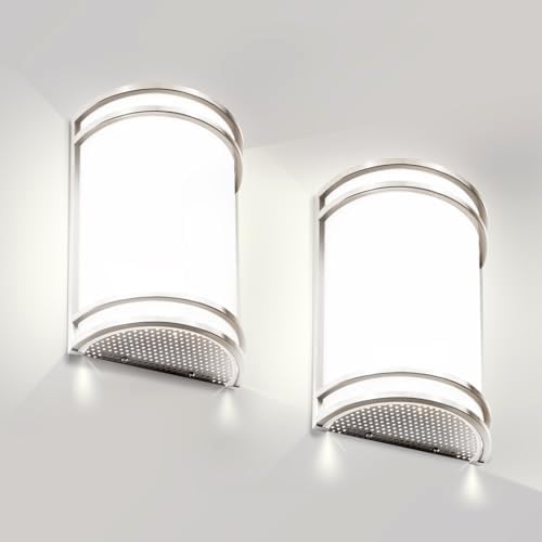 Indoor Wall Sconce, Half Cylinder Wall Light Fixture, 3000K 4000K 5000K Color by Flynix