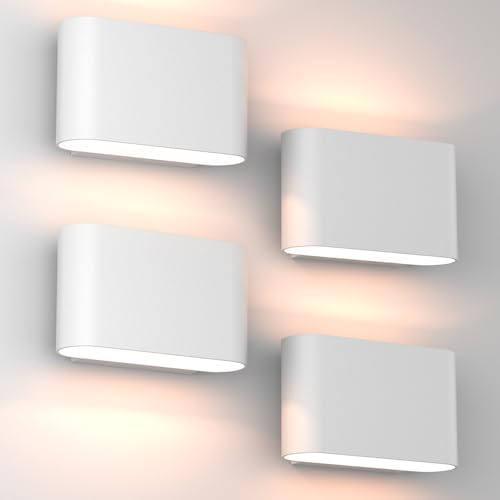 Aipsun Modern LED Wall Sconces Hardwired Interior Wall Lights 4 Packs Indoor by Aipsun