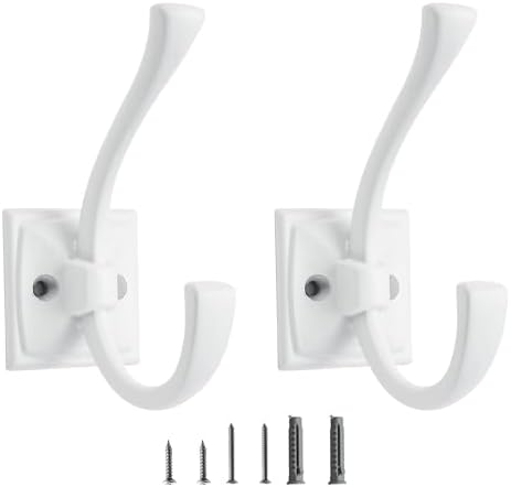 2 Pack Decorative Heavy Duty Towel Hooks by CABDM