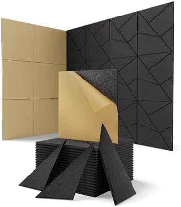 18 Pack Acoustic Panels Sound Absorbing by Topnaca