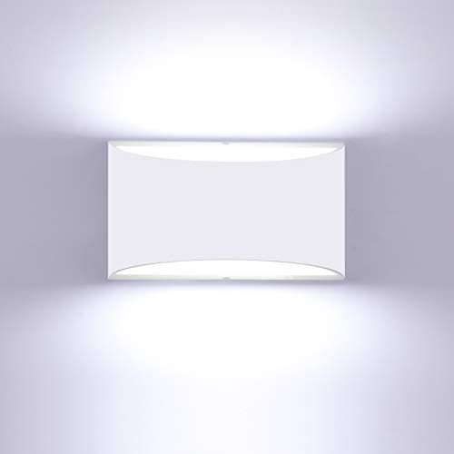Lightess LED Wall Sconce White, Indoor Dimmable by LIGHTESS