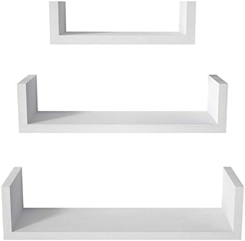SRIWATANA White Floating Shelves by SRIWATANA