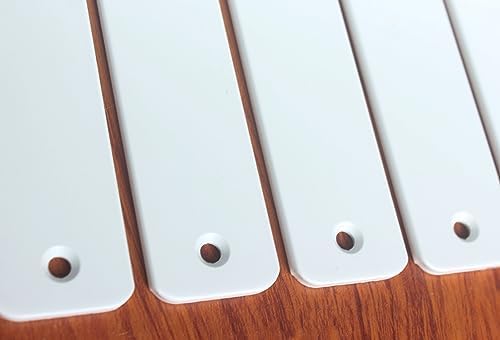 6 Pack - L 6" x H 4" x W1.5, 5mm Thick White L Shelf Bracket, Iron Shelf - Image 3