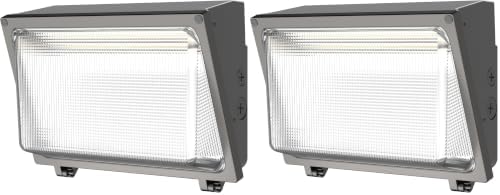 HYPERLITE LED Wall Pack Light: 120W 18000LM Glass Lens Wall Pack LED Exterior by HYPERLITE
