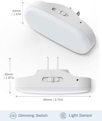 DORESshop RGB 120V Night Lights Plug into Wall, Led Night Light, Light Sensor - Image 7