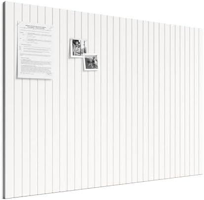 Bumusty 48"x 36" Large Felt Bulletin Board Tiles, Milky White by BUMUSTY