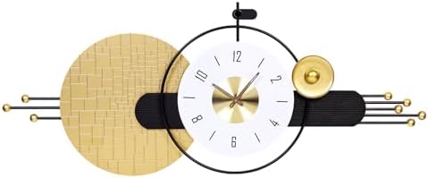 47x19 Inch Modern Silent Wall Clock, Oversized Statement Decor - Image 7
