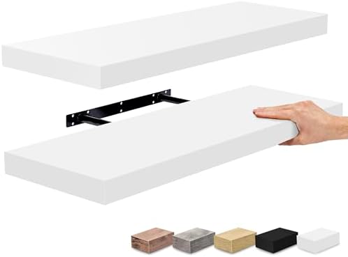 Sorbus Floating Shelves for Wall, Wood Wall Storage by Sorbus