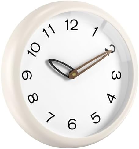 12 Inch Silent Quartz Wall Clock Battery Operated Clock by lanktoo
