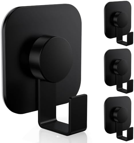 Aikzik 4 Pack Large Heavy Duty Wall Hooks - 26lb Max by Aikzik