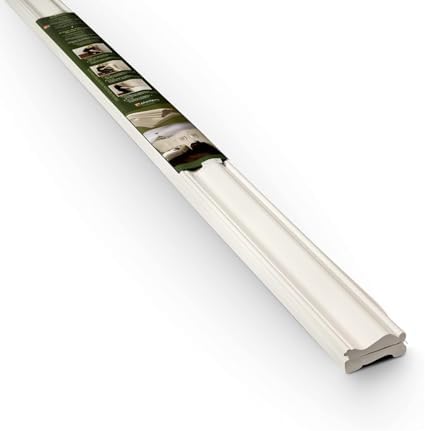 PVC Wainscoting Trim Kit, Waterproof Chair Rail & Base Molding by Plastpro