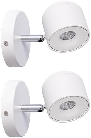 2 Packs Aisilan Modern Adjustable Wall Sconce LED Fixture Warm White Ceiling by AisilanLighting
