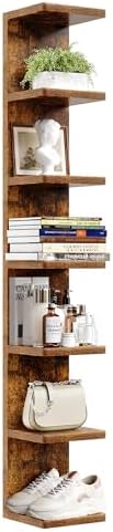 upsimples 7-Tier Floating Wall Shelf by upsimples