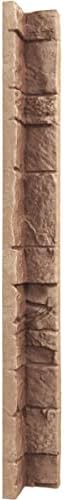 Universal Inside Corner for EverStone Faux Stone Siding Panels, Wheat Field - Image 2