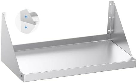 Stainless Steel Shelf with Reversible Brackets by SWOTCATER