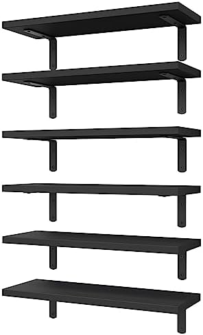 WOPITUES Floating Shelves Set of 6 by WOPITUESOfficial