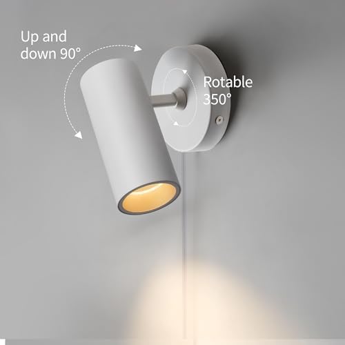 Aisilan LED Spotlight Uplighting Indoor, Plug in Wall Scones Accent Ceiling - Image 2