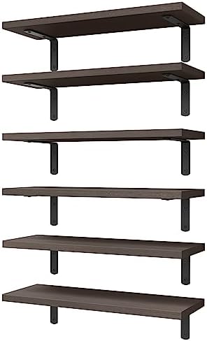 WOPITUES Floating Shelves Set of 6 by WOPITUESOfficial