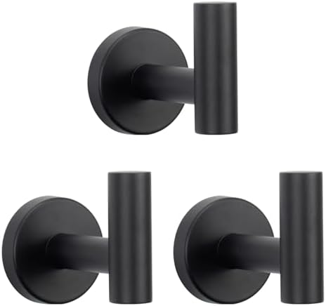 NearMoon Bath Towel Hooks- SUS 304 Stainless Steel Robe Hook Holder, Heavy Duty by NearMoon