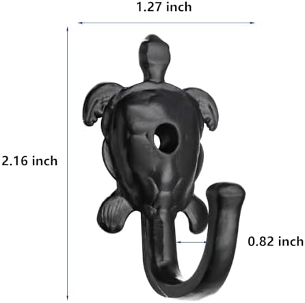 10 Pack Coat Hooks Wall Hooks, Octopus Decorative Wall Mounted Hooks Rustic - Image 2