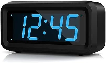 Alarm Clock, 1.2'' LED, Battery Powered, Table-top/Wall-mount by KWANWA